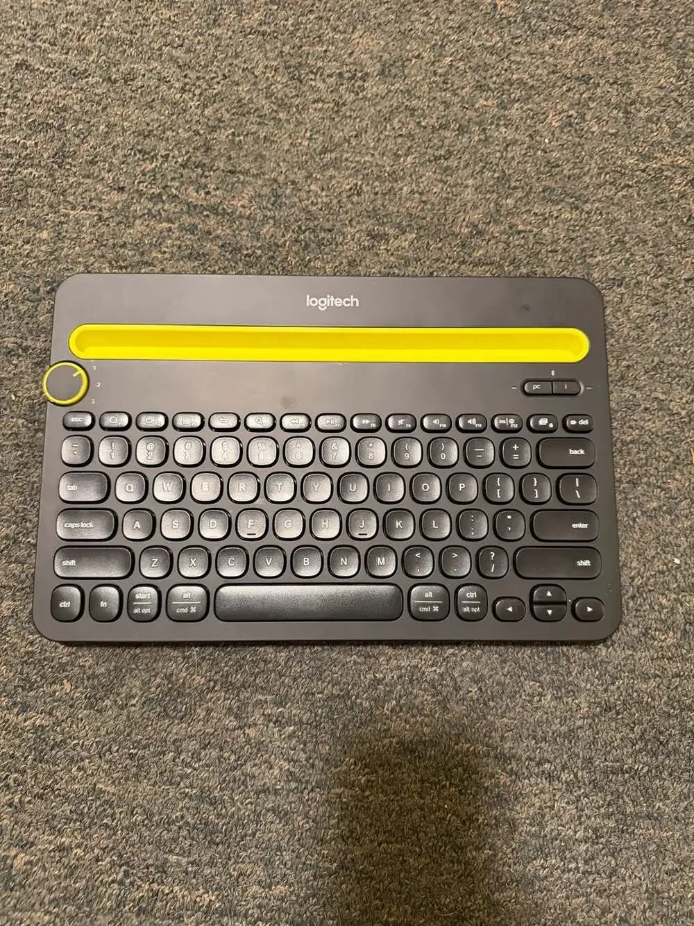 Logitech K480 Multi-Device Bluetooth Wireless Keyboard - Black